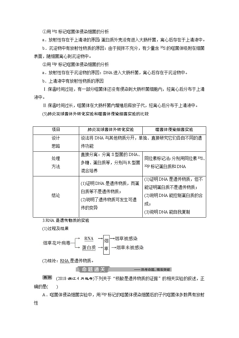 2020浙江高考生物二轮讲义：第8讲　遗传的分子基础03