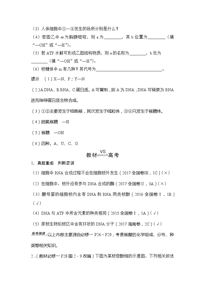 2019创新设计高考生物一轮复习教师用书：必修一第一单元第4讲第3页