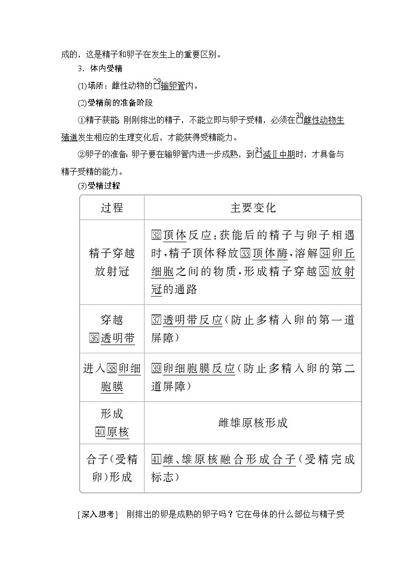 2020年高考生物一轮复习讲义：选修3第十单元第37讲胚胎工程、生物技术的安全性和伦理问题第3页