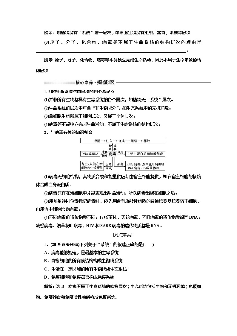 2020版《三维设计》高考生物一轮复习教师用书：第一单元细胞及其分子组成第3页