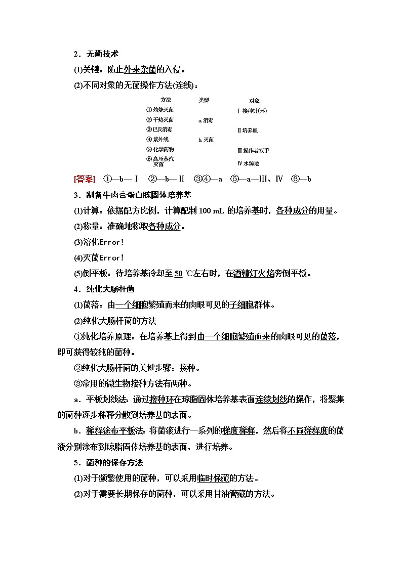 2021高三生物人教版一轮教师用书：选修1第2讲　微生物的培养和应用第2页