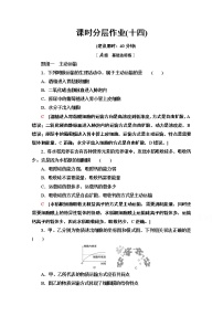 高中生物人教版 (2019)必修1《分子与细胞》第4章 细胞的物质输入和输出第2节 主动运输与胞吞、胞吐一课一练