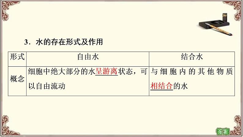 （新）人教版必修1：第2章 第2节　细胞中的无机物 PPT课件07