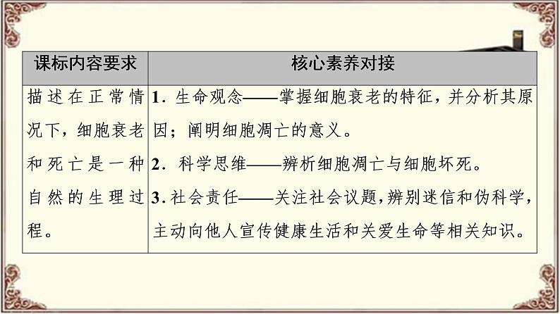 （新）人教版必修1：第6章 第3节　细胞的衰老和死亡 PPT课件02