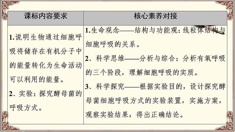 （新）人教版必修1：第5章 第3节 第1课时　细胞呼吸的方式及有氧呼吸 PPT课件02