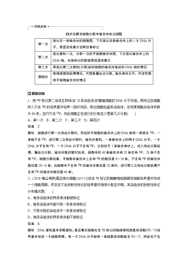 2020版生物新导学大一轮苏教讲义：第六单元　遗传的分子基础热点题型七第2页