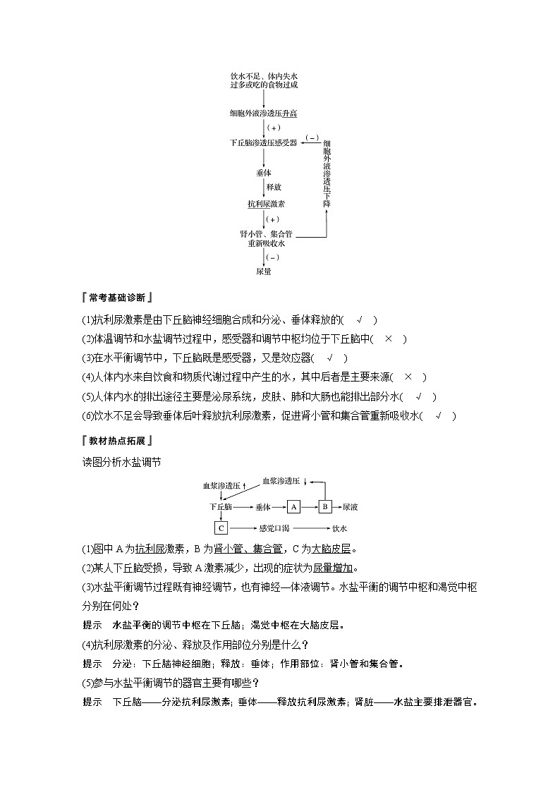 2020版生物新导学大一轮苏教讲义：第八单元　生物个体的稳态第25讲第2页