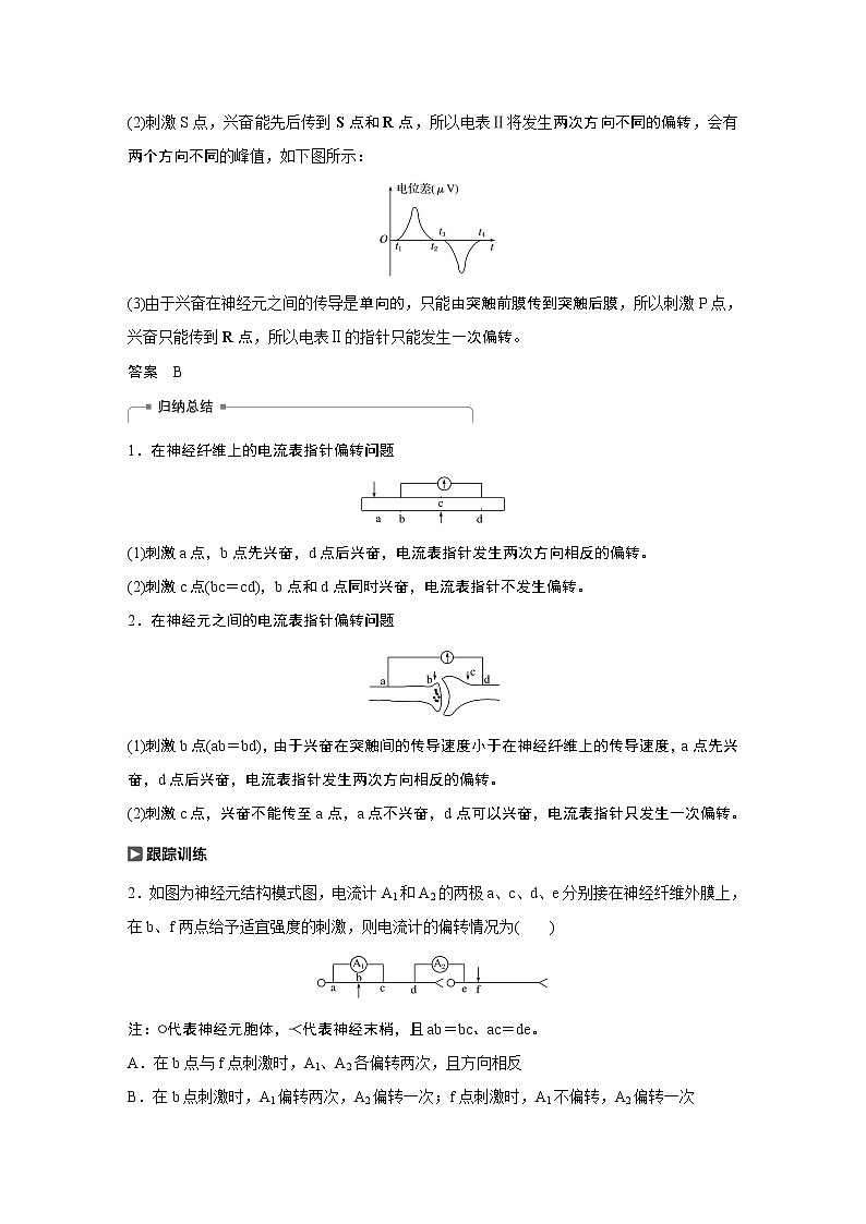 2020版生物新导学大一轮苏教讲义：第八单元　生物个体的稳态热点题型九第3页