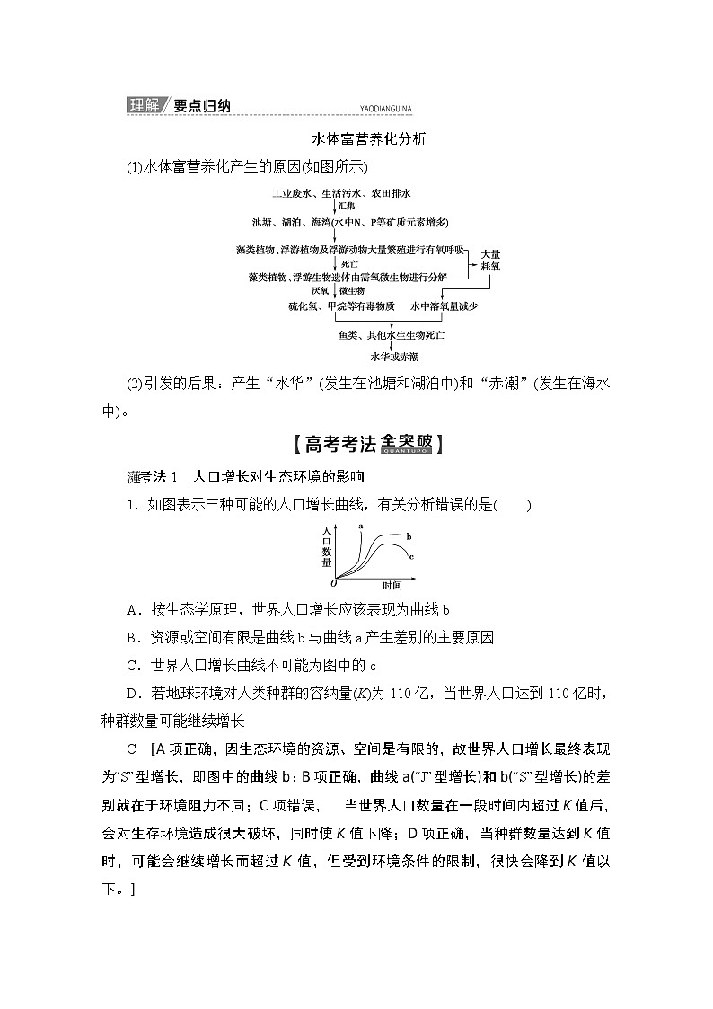 2020版新一线高考生物（人教版）一轮复习教学案：第9单元第6讲生态环境的保护03