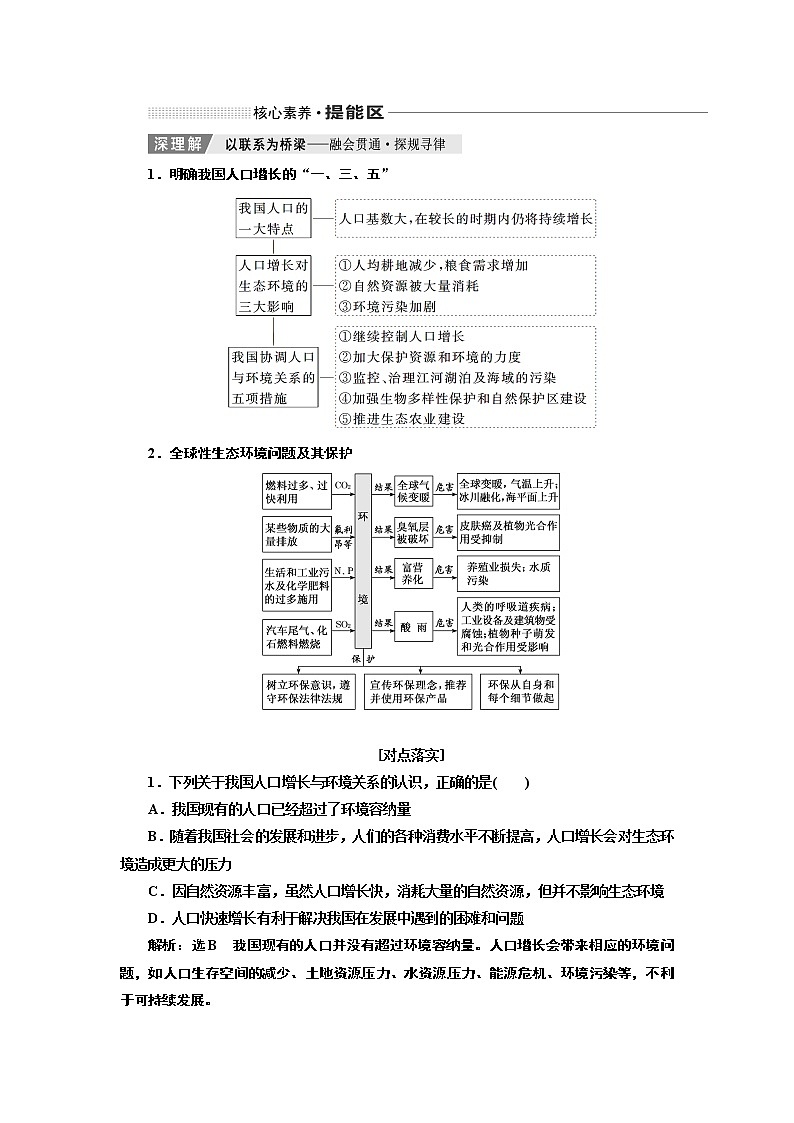 2020版高考一轮复习生物通用版学案：第十一单元第三讲生态环境的保护03
