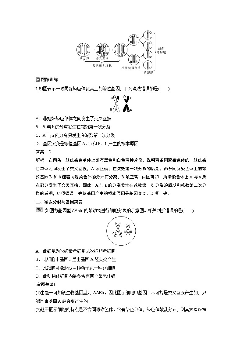 2020版生物新导学大一轮人教通用版讲义：第四单元细胞的生命历程热点题型三第2页