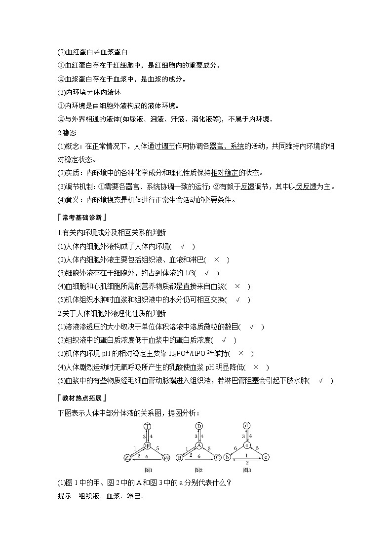 2020版高考生物苏教版一轮复习讲义：第八单元第24讲稳态与体温调节第2页