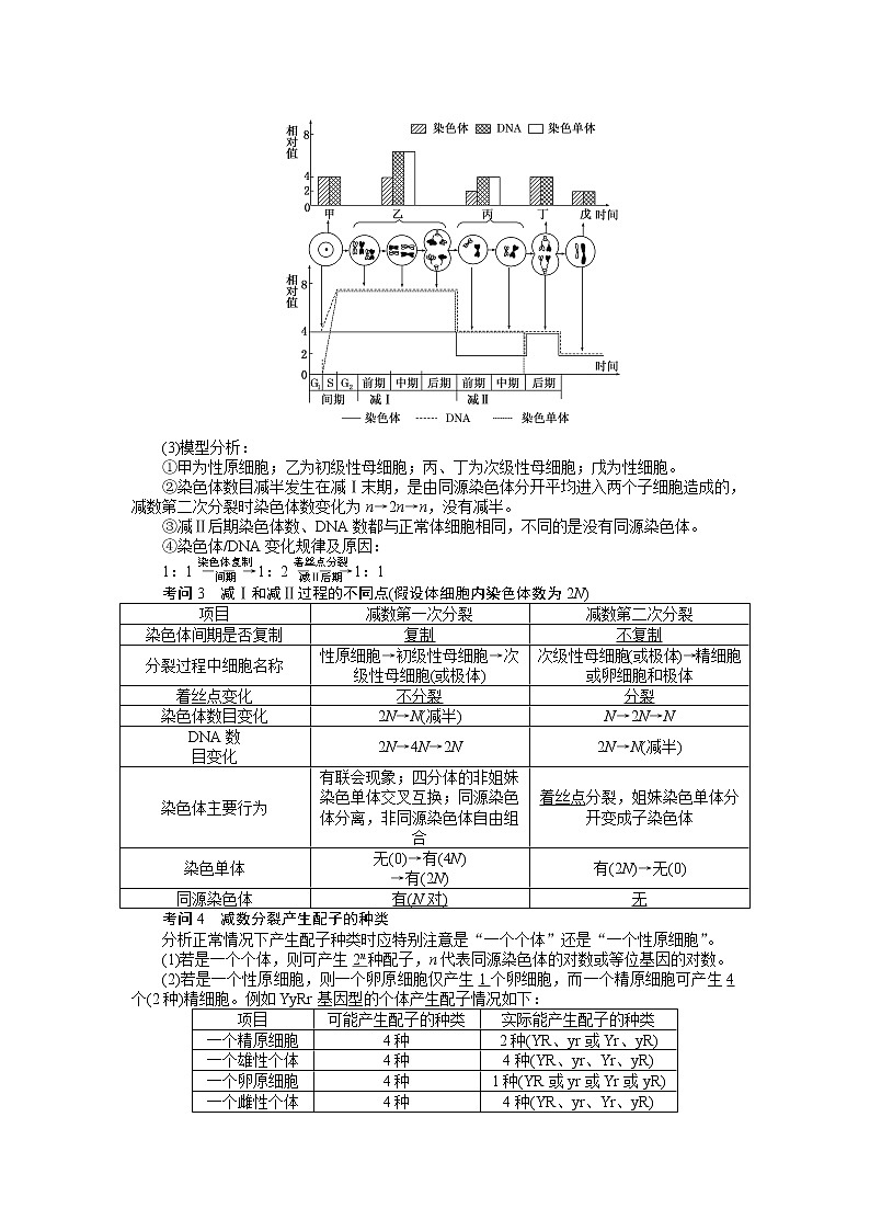 2020版《全程复习方略》高考生物一轮复习课堂互动探究案2减数分裂和受精作用 学案02