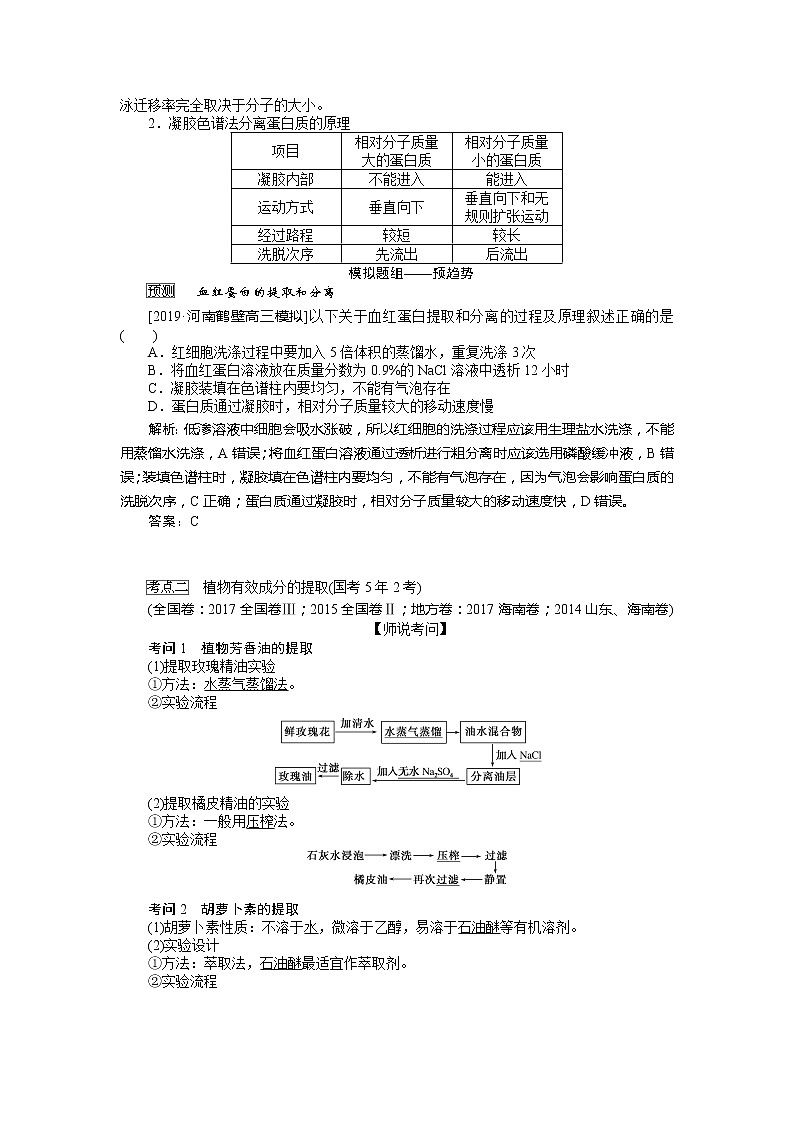 2020版《全程复习方略》高考生物一轮复习课堂互动探究案3生物技术在其他方面的应用 学案02