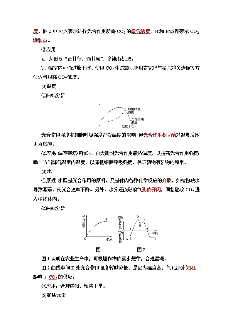 2020版新一线高考生物（苏教版）一轮复习教学案：必修1第3单元第3讲　光合作用（Ⅱ）02