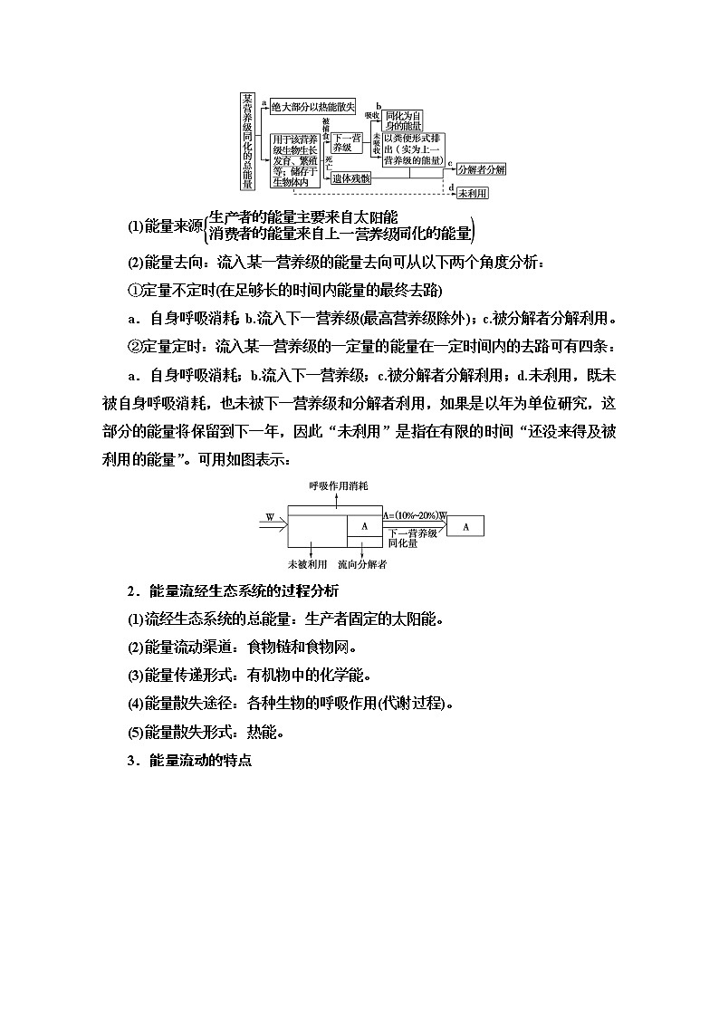 2020版新一线高考生物（苏教版）一轮复习教学案：必修3第9单元第4讲　生态系统的功能第3页