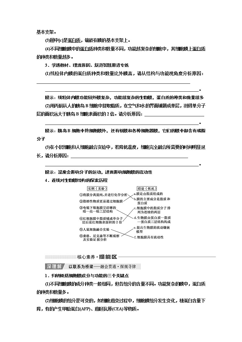 2020版一轮复习生物通用版学案：第二单元第一讲细胞膜和细胞核第3页