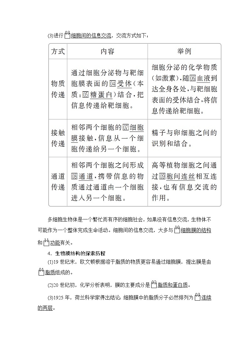 2020年高考生物一轮复习（创新版）文档：必修1第2单元细胞的结构和物质的输入输出第5讲 学案03