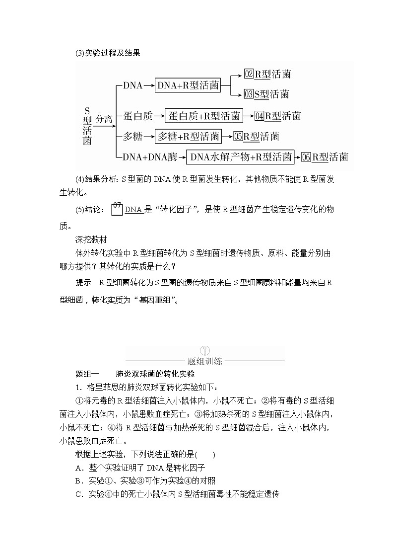 2020年高考生物一轮复习（创新版）文档：必修2第6单元遗传的物质基础第18讲 学案02