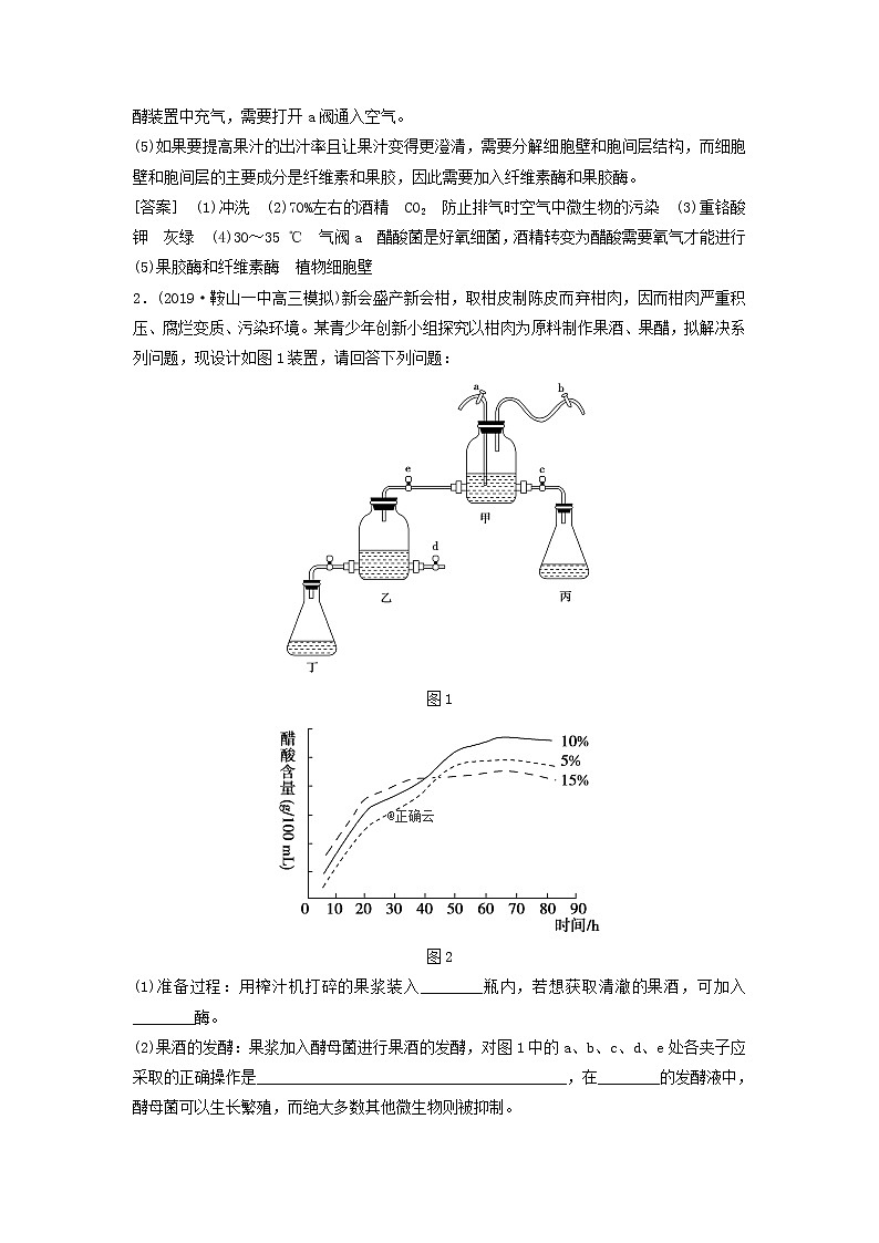 2021届高考生物新人教版一轮复习高频考点：生物技术实践第2页