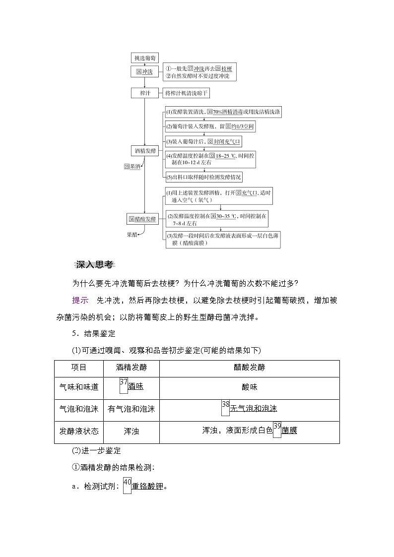 2021高三统考人教生物一轮（经典版）学案：选修1第11单元　第39讲　生物技术在食品加工方面的应用第3页