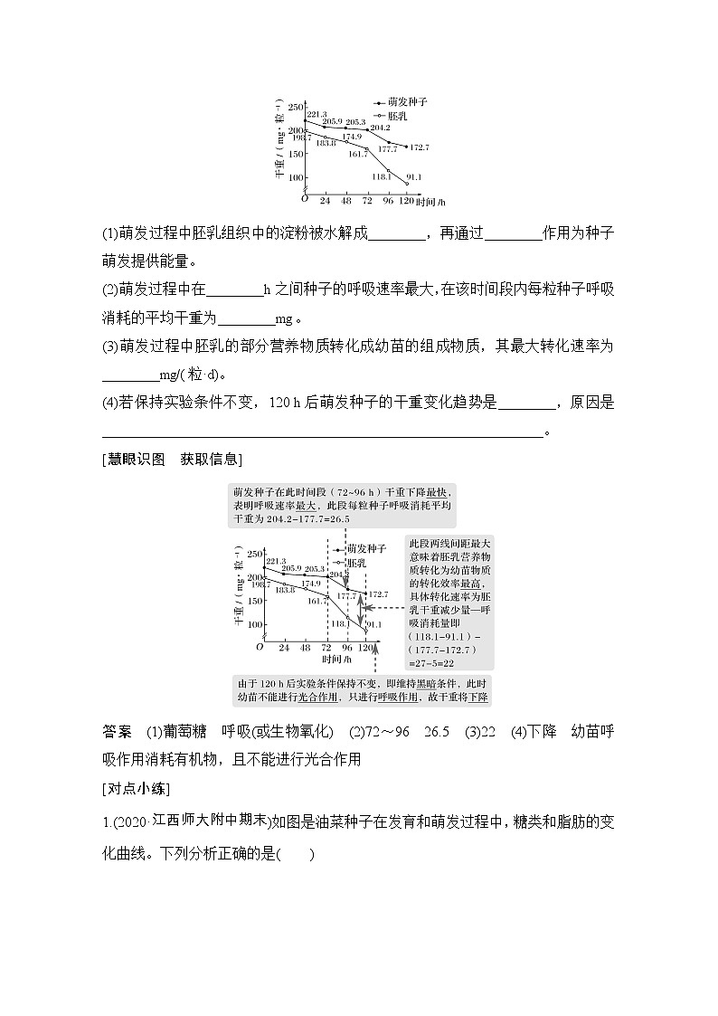 2021版高考生物突破大一轮新高考人教版讲义：第一单元微专题1种子形成与萌发第2页