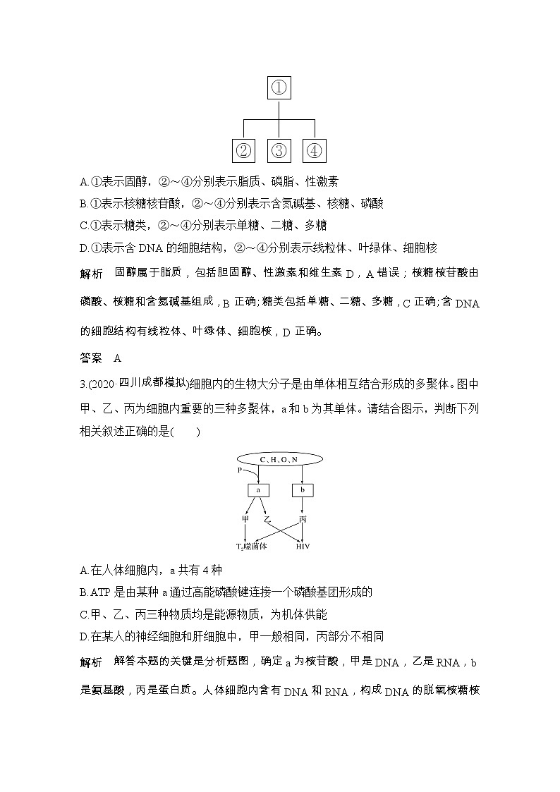 2021版高考生物突破大一轮新高考人教版讲义：第一单元亮剑高考1三大有机物之间的联系第2页
