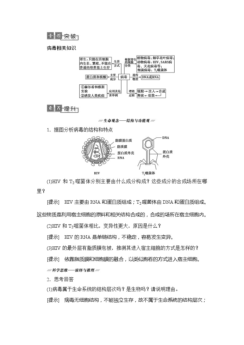 2021版新高考生物培优大一轮复习讲义：必修1第1单元第1讲走近细胞03