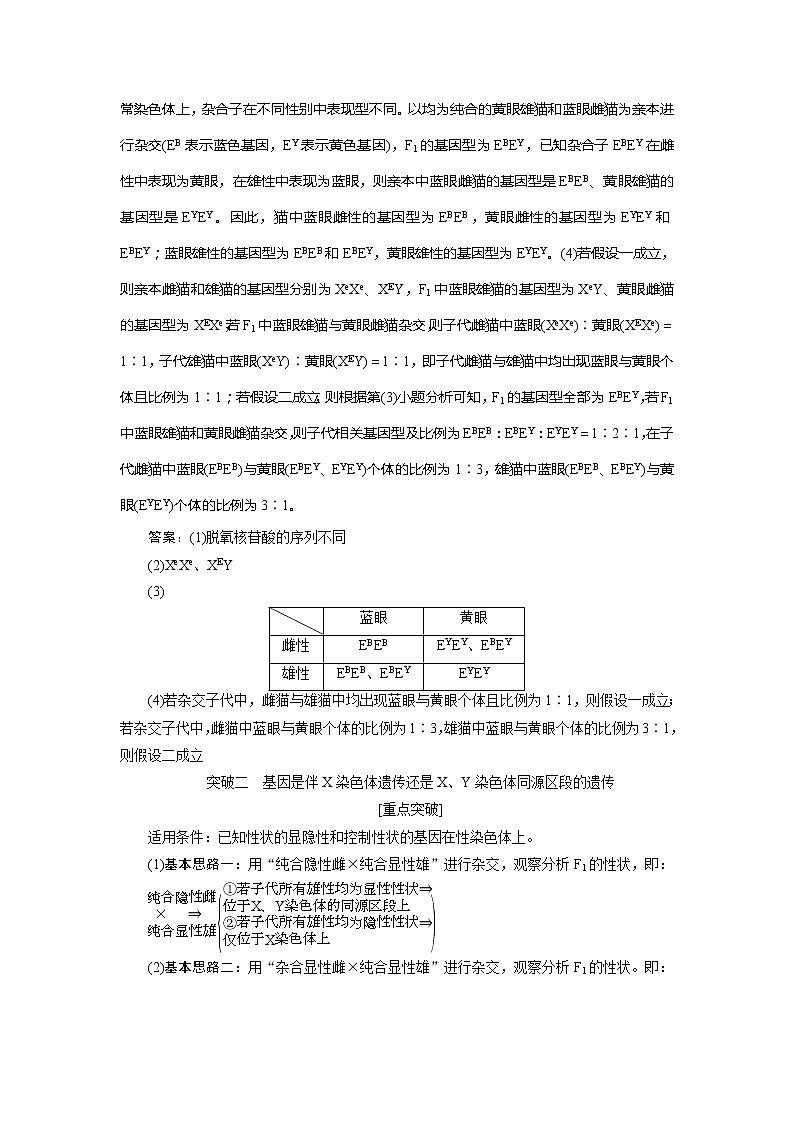 2021版高考生物（人教版）一轮复习学案：第五单元　加强提升课（5）　基因位置的判定及相关实验设计突破第2页
