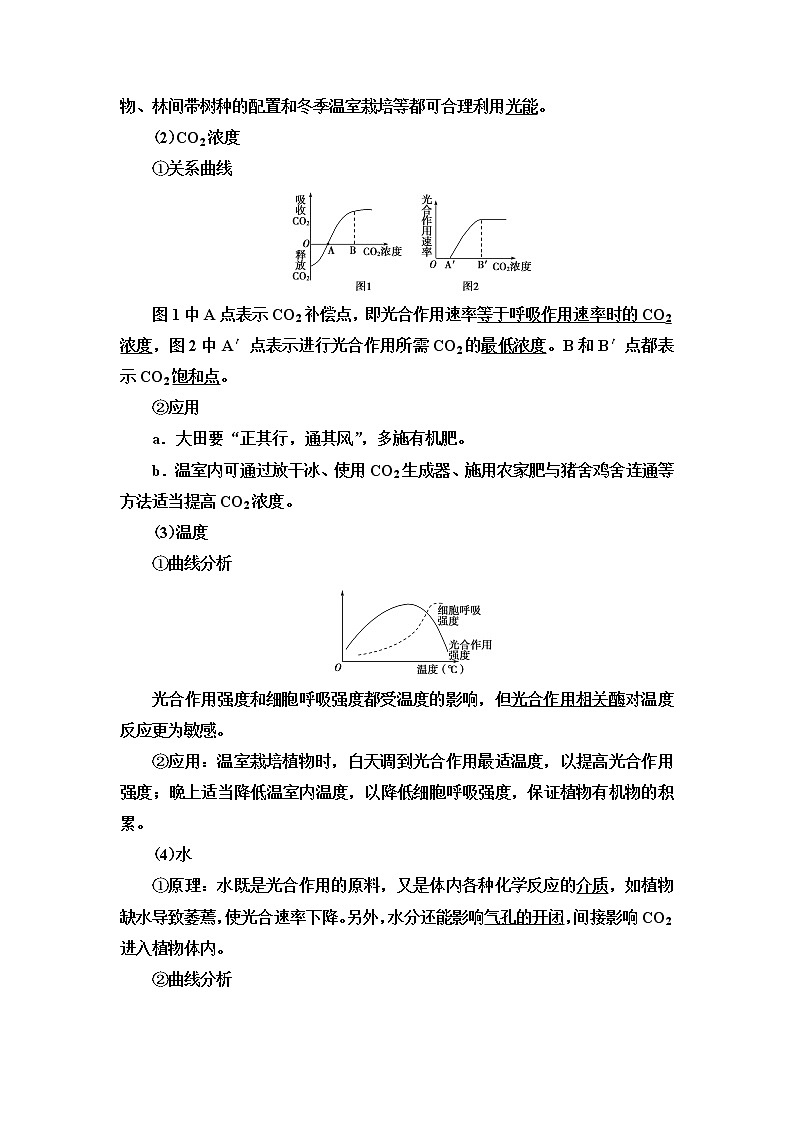 2021版高考生物（苏教版）一轮复习学案：必修1第3单元第3讲　光合作用（Ⅱ）第2页