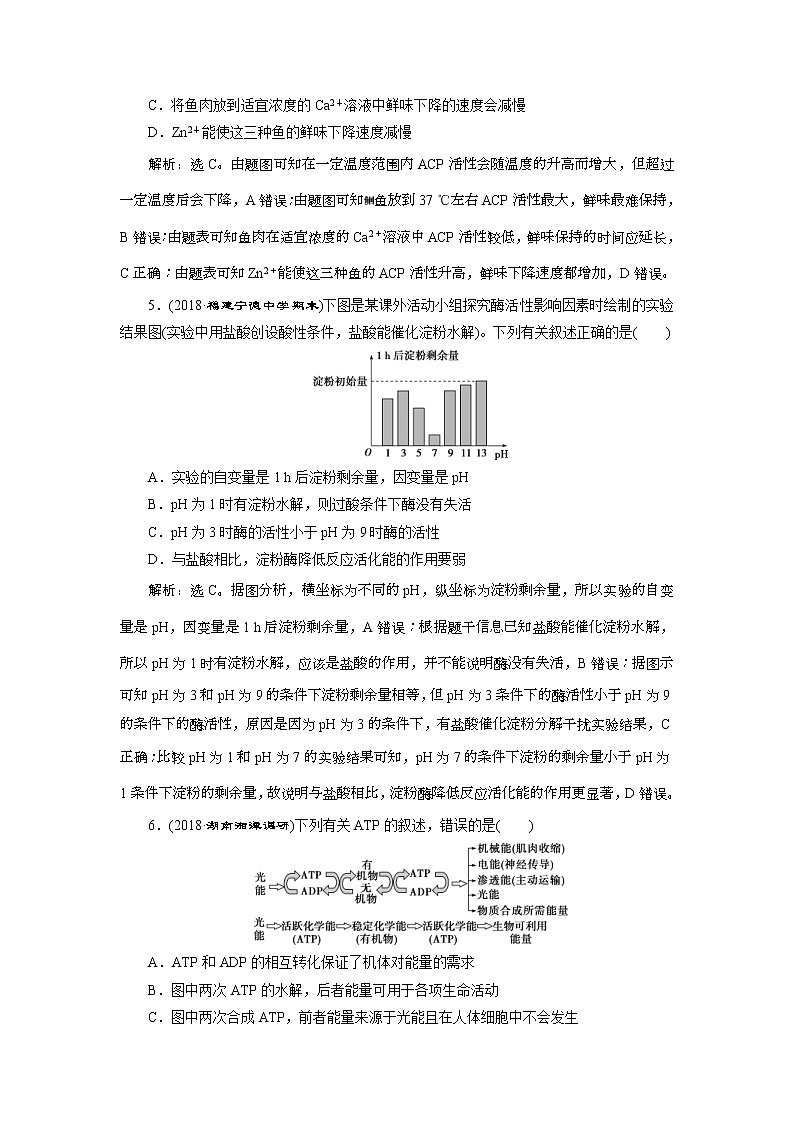 2019年高考生物二轮习题：专题04专题强化训练 Word版含解析第3页