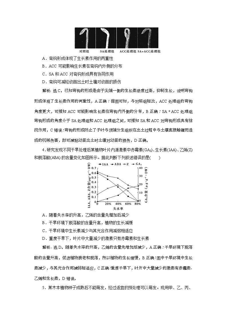 2019年高考生物二轮习题：专题11专题强化训练 Word版含解析第2页
