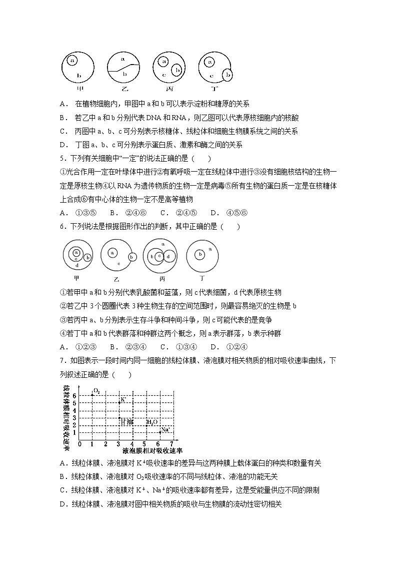 【生物】河南省信阳高级中学2018-2019学年高二上学期期中考试试题第2页