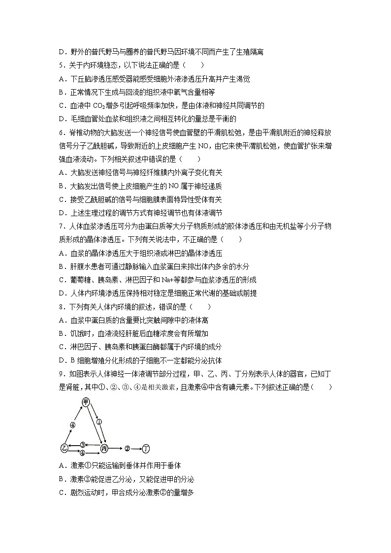 【生物】辽宁省沈阳市东北育才学校2018-2019学年高二上学期期中考试试题02