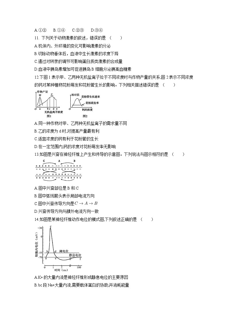 【生物】黑龙江省哈尔滨市第六中学2018-2019学年高二上学期期中考试（理）试题03
