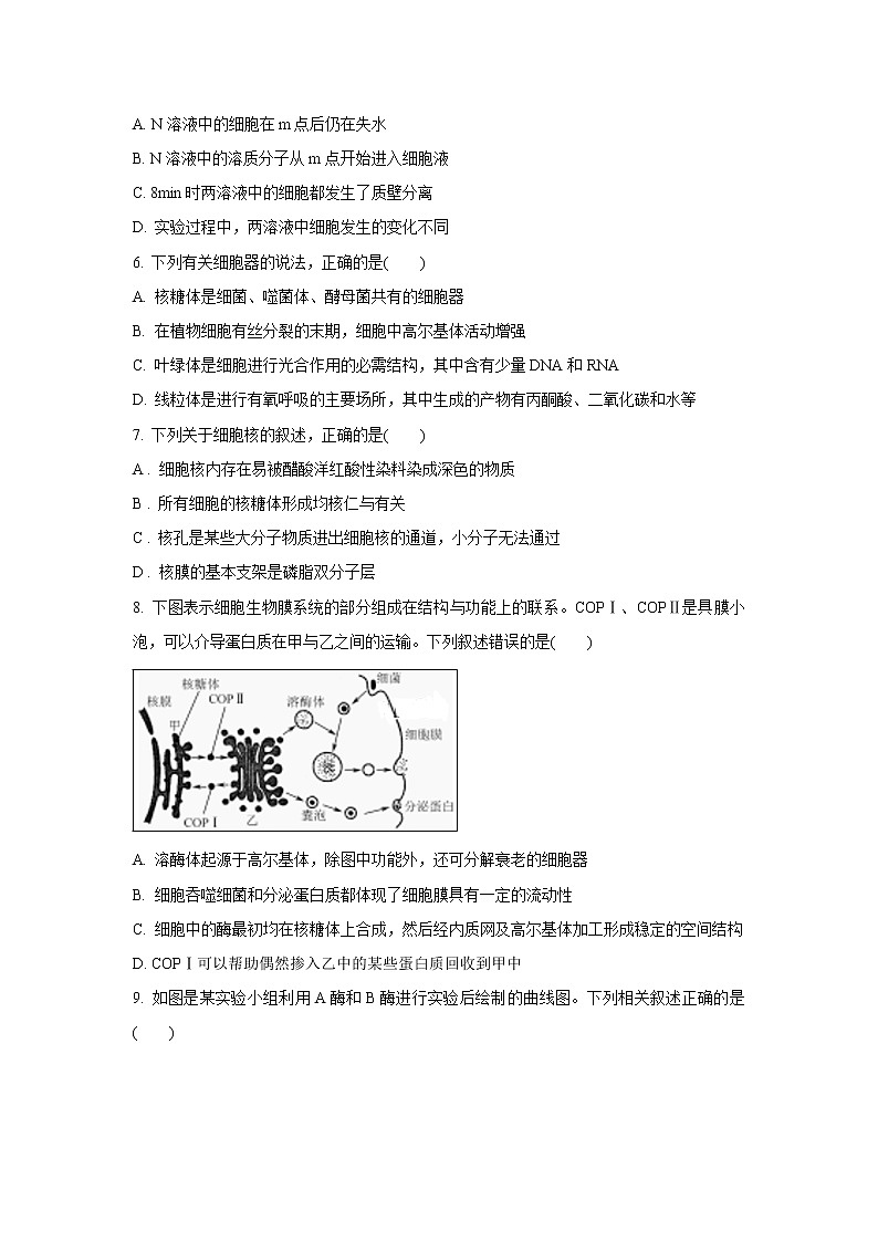 【生物】辽宁省凤城市2018-2019学年高二5月联考试卷02