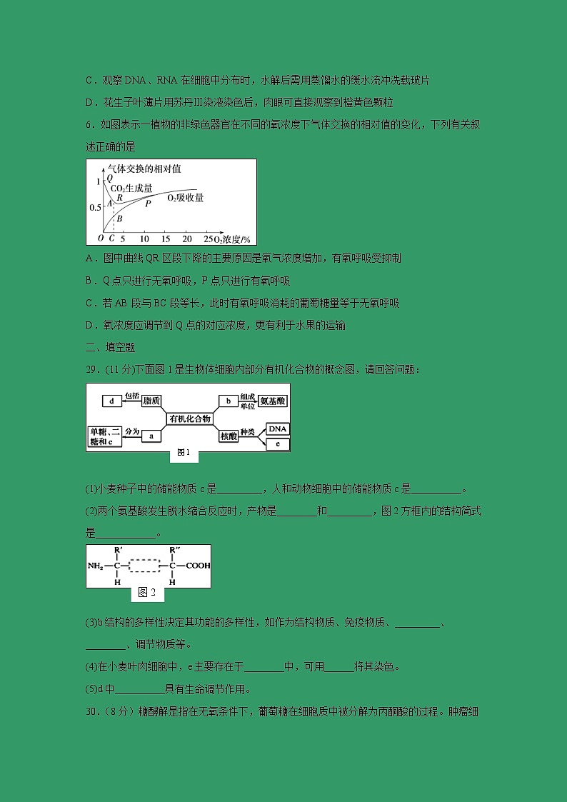 【生物】四川省威远中学2018-2019学年高二下学期第二次月考理科综合试题第2页