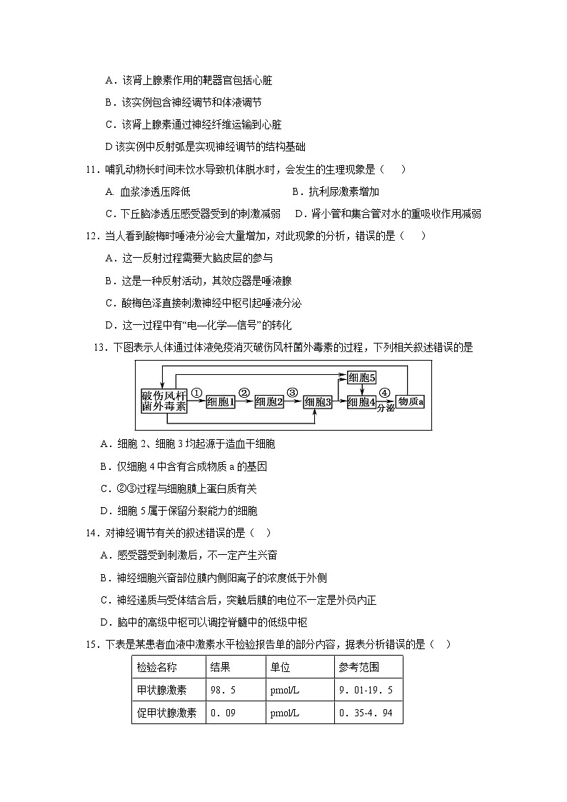 【生物】吉林省博文中学2018-2019下学期高二第一次月考第3页