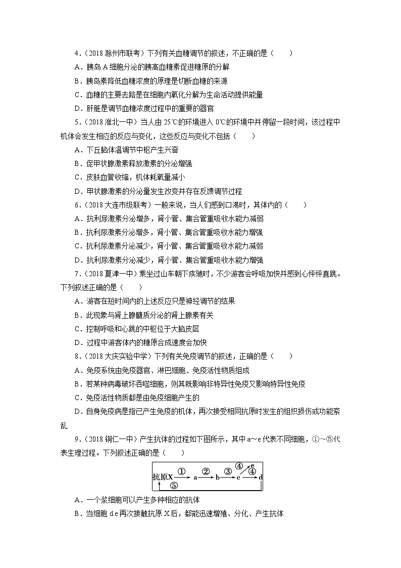 【生物】吉林省蛟河高级中学2018-2019学年下学期高二第一次月考 （解析版） 试卷02