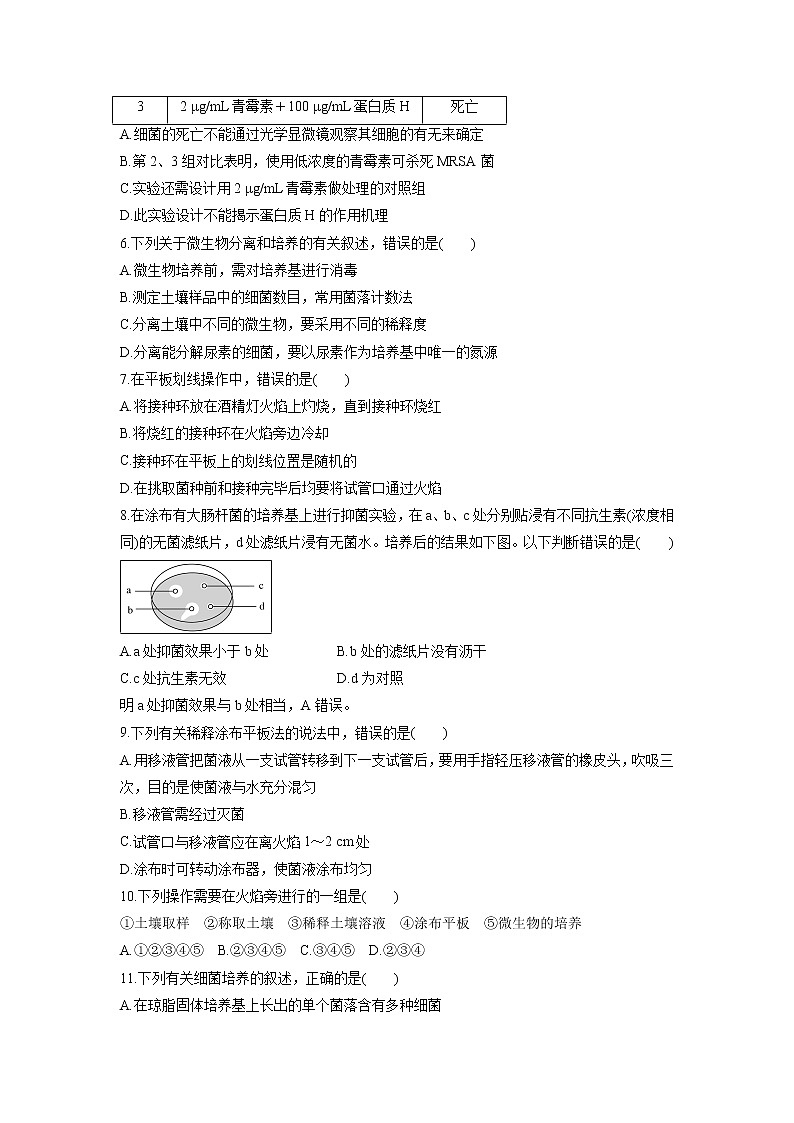 【生物】吉林省吉林市第三中学2018-2019学年高二5月阶段测试试题02