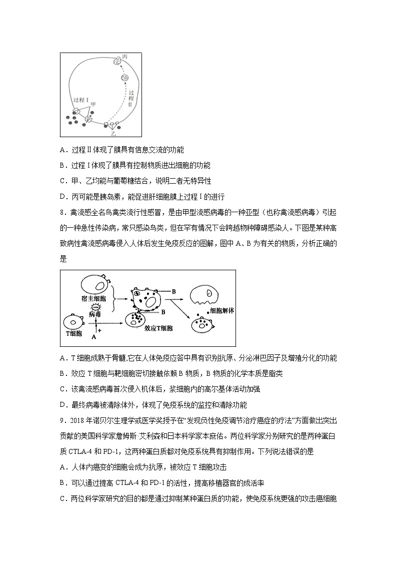 【生物】江西省南昌市第二中学2018-2019学年高二下学期第二次月考试题03