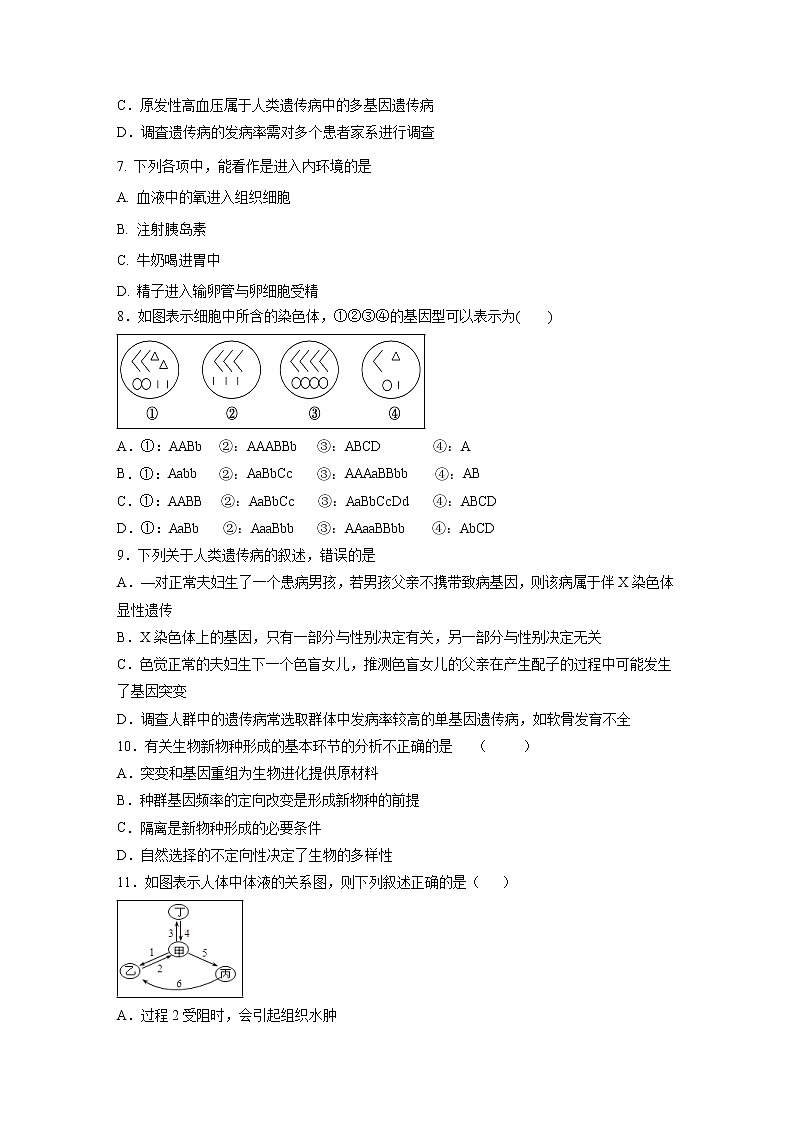 【生物】宁夏平罗中学2018-2019学年高二下学期第二次月考试题第2页