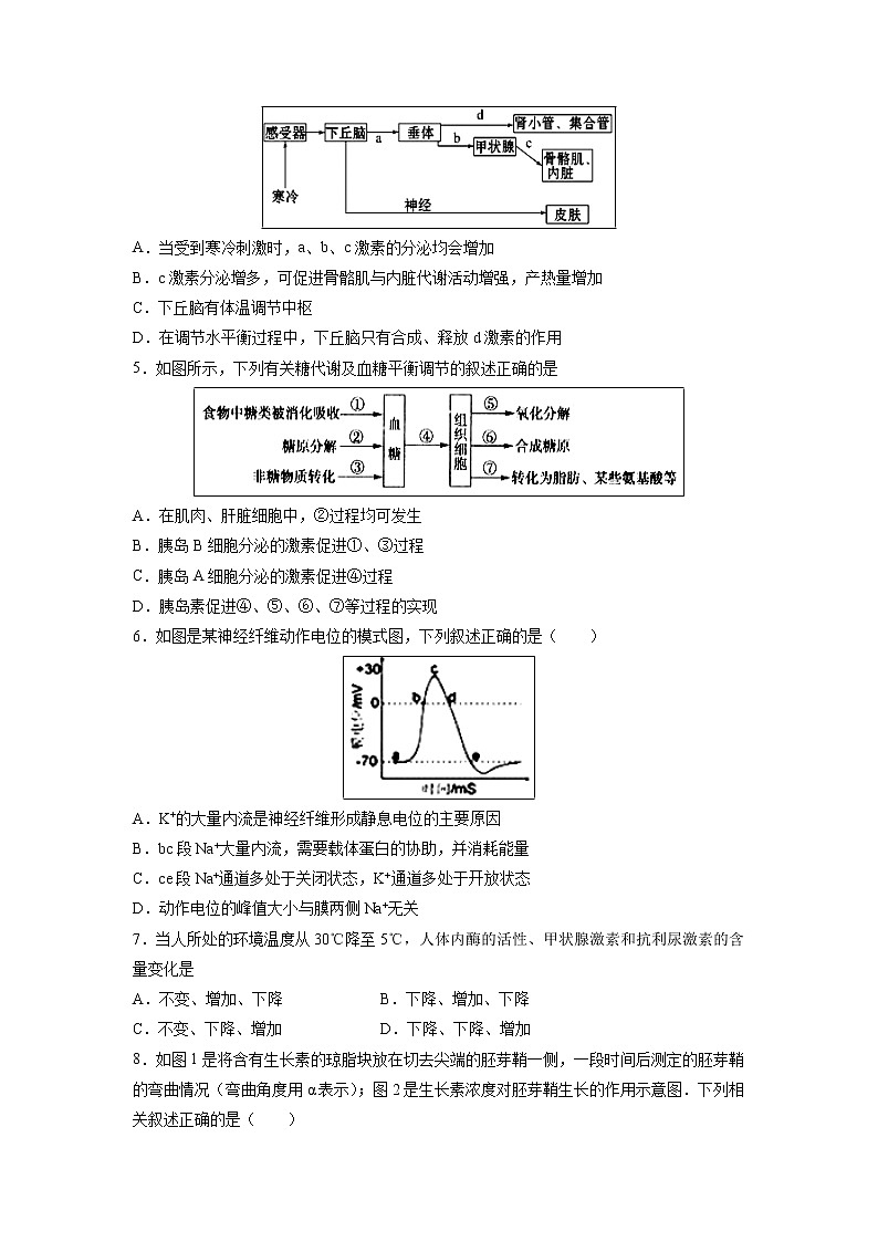 【生物】河南省林州市第一中学2018-2019学年高二5月月考试题02