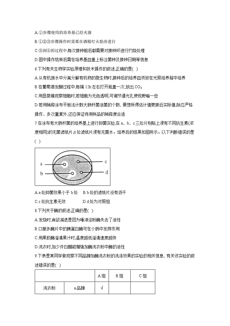 【生物】河北省邯郸市大名县第一中学2018-2019学年高二（清北组）下学期第5周周测试题02