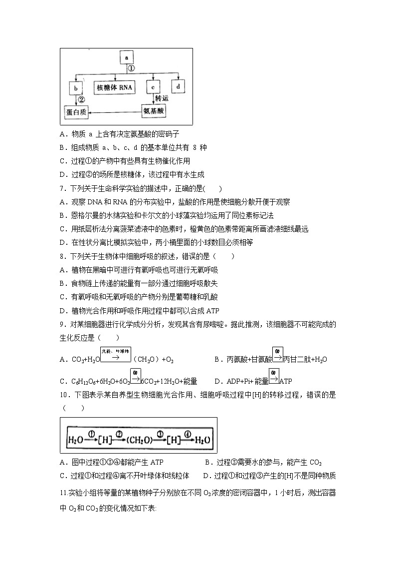 【生物】安徽省巢湖第一中学2018-2019学年高二下学期第三次月考试题第2页