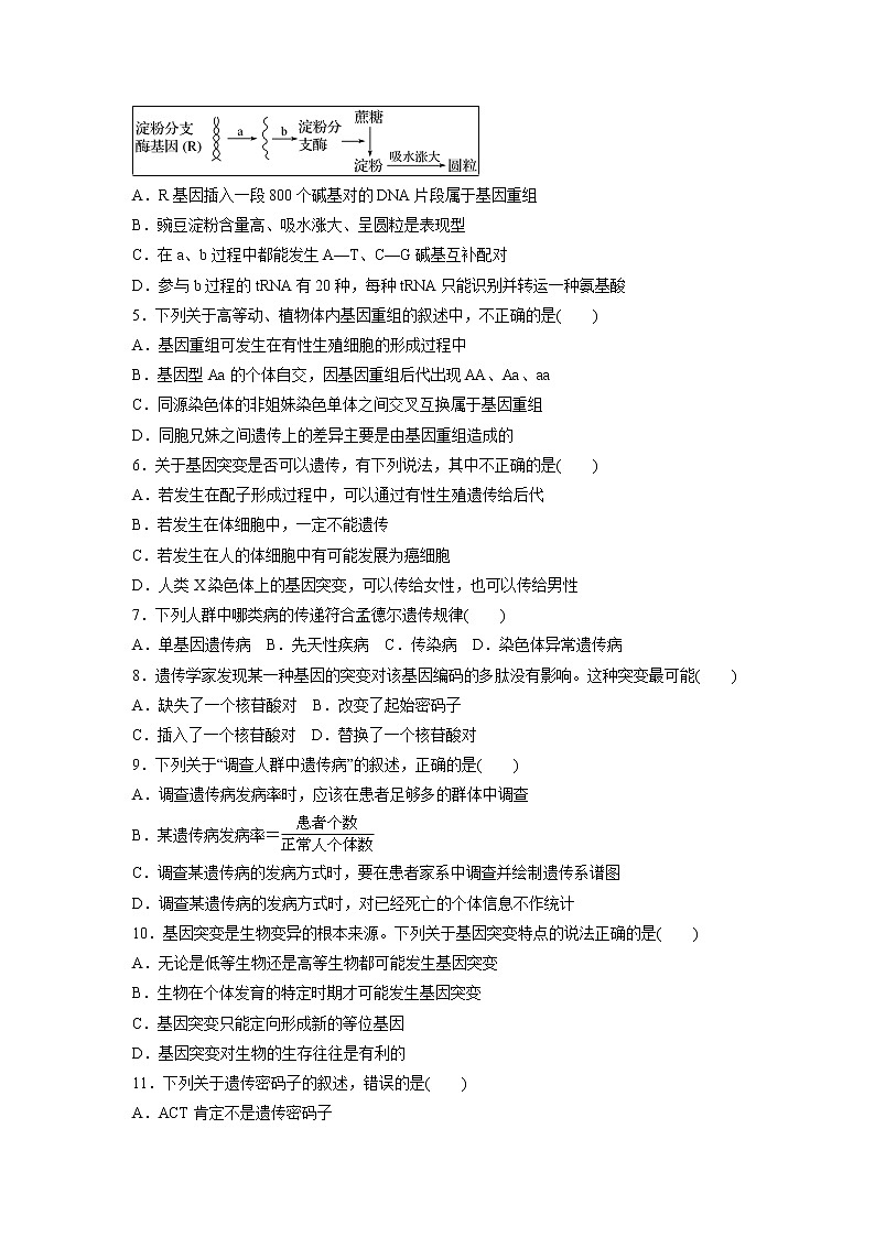 【生物】内蒙古杭锦后旗奋斗中学2018-2019学年高二上学期第一次月考试题02