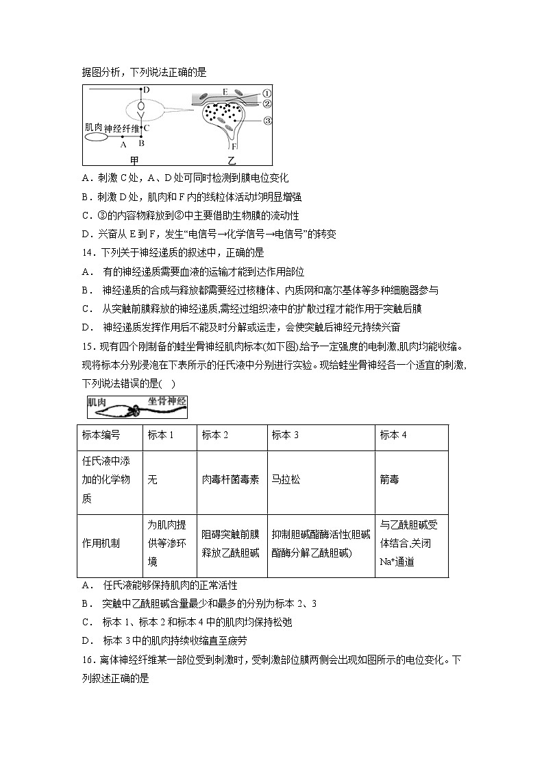 【生物】陕西省汉中市洋县中学2018-2019学年高二上学期第一次月考试题第3页