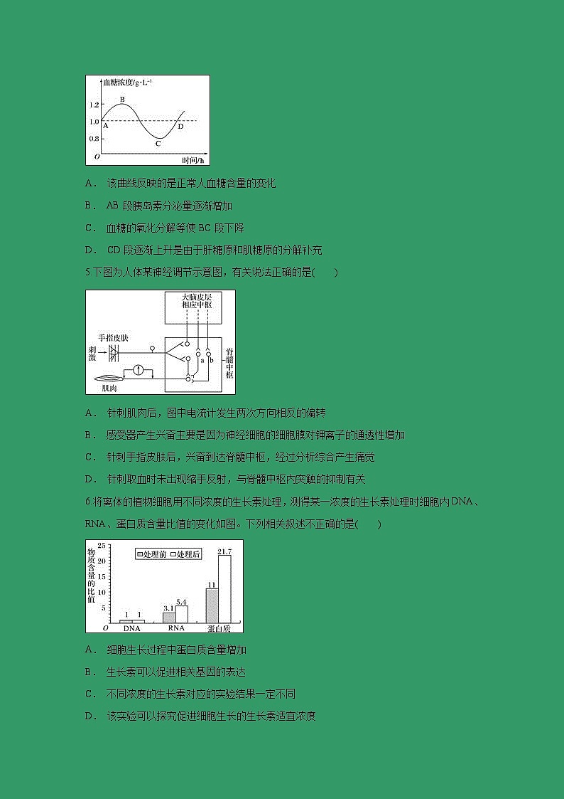【生物】云南省玉溪市峨山一中2018-2019学年高二上学期12月月考试题02