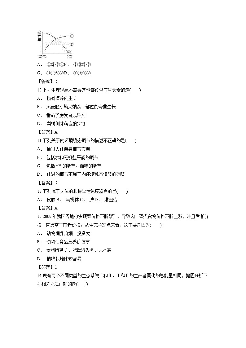 【生物】云南省玉溪市华宁县第三中学2018-2019学年高二上学期11月月考试题03