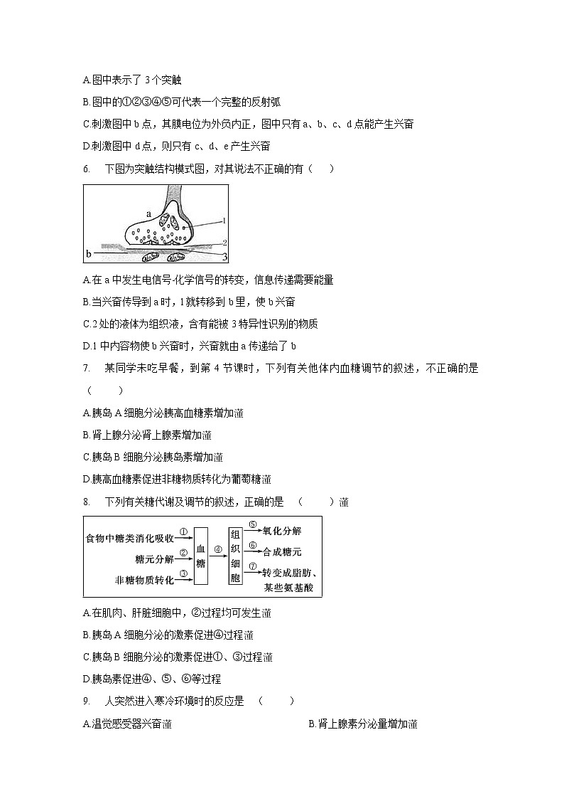 【生物】湖南省衡阳县第四中学2018-2019学年高二12月月考试题  (1)02